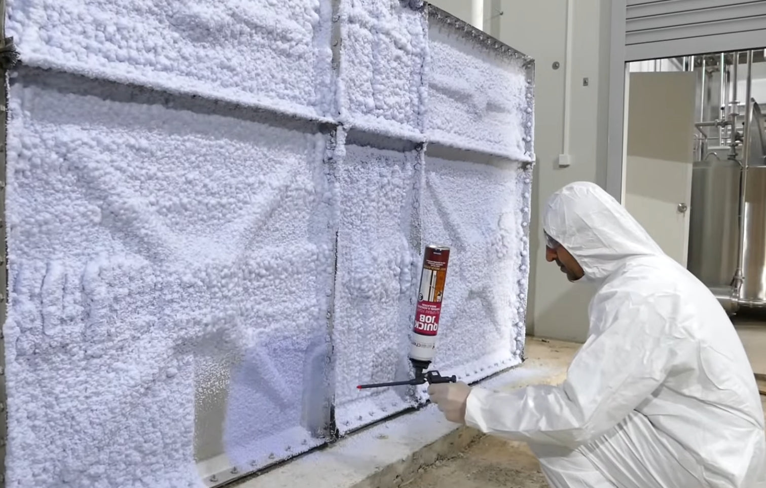 Aislamiento de espuma de poliuretano en aerosol Quick Job 850 ml (10 unidades)