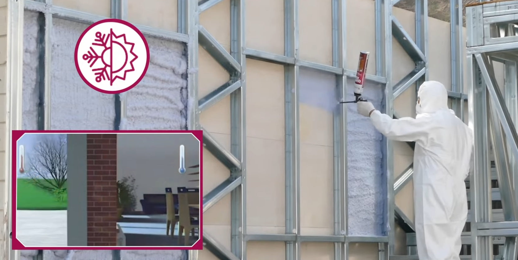 Aislamiento de espuma de poliuretano en aerosol Quick Job 850 ml (10 unidades)