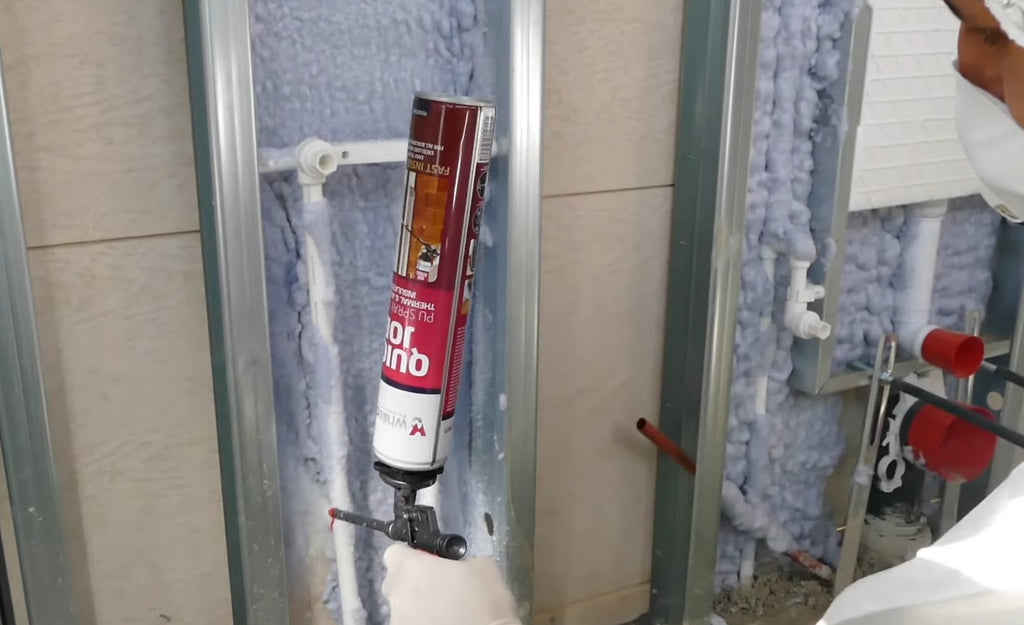 Quick Job Polyurethane Spray Foam Insulation 850 ml (10 pcs)